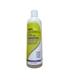 Devacurl Light Defining Gel Soft Hold 12 oz Deva Curl New Cracked Lid